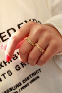 Retro Gold 'Orta parmak